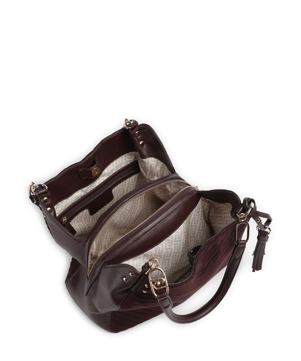 Liu Jo Cirry M Tote bag red aubergine