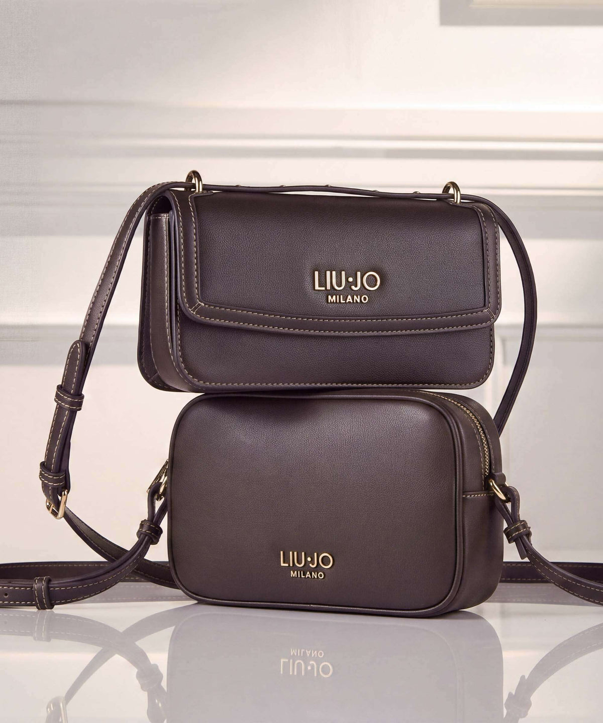 Liu Jo Evrim S Crossbody bag deep brown