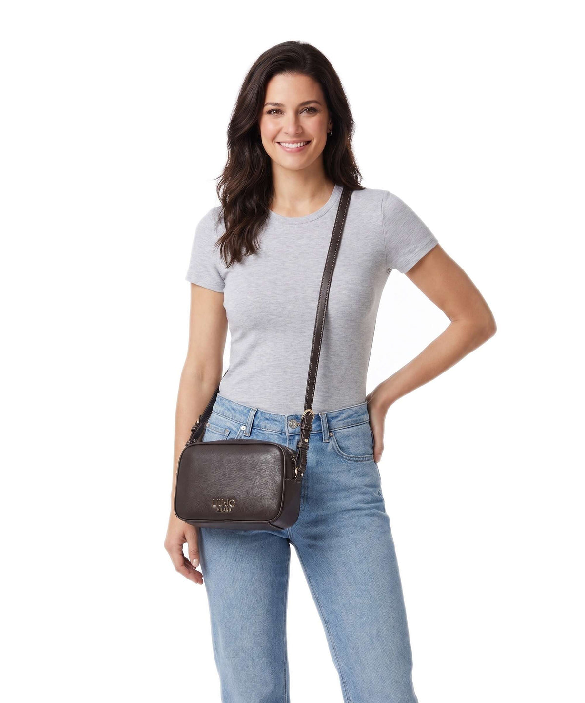 Liu Jo Evrim S Crossbody bag deep brown