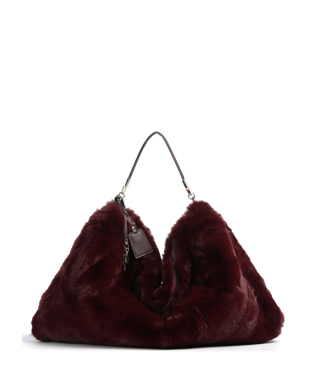 Liu Jo Foulard L Hobo bag red aubergine
