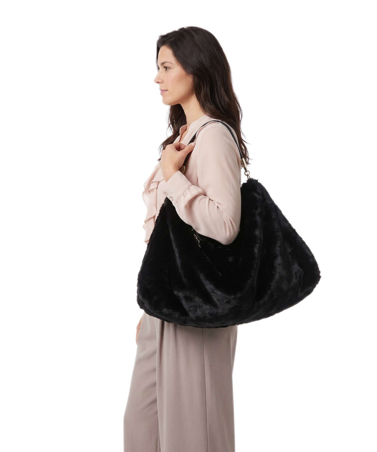 Liu Jo Foulard L Hobo bag nero