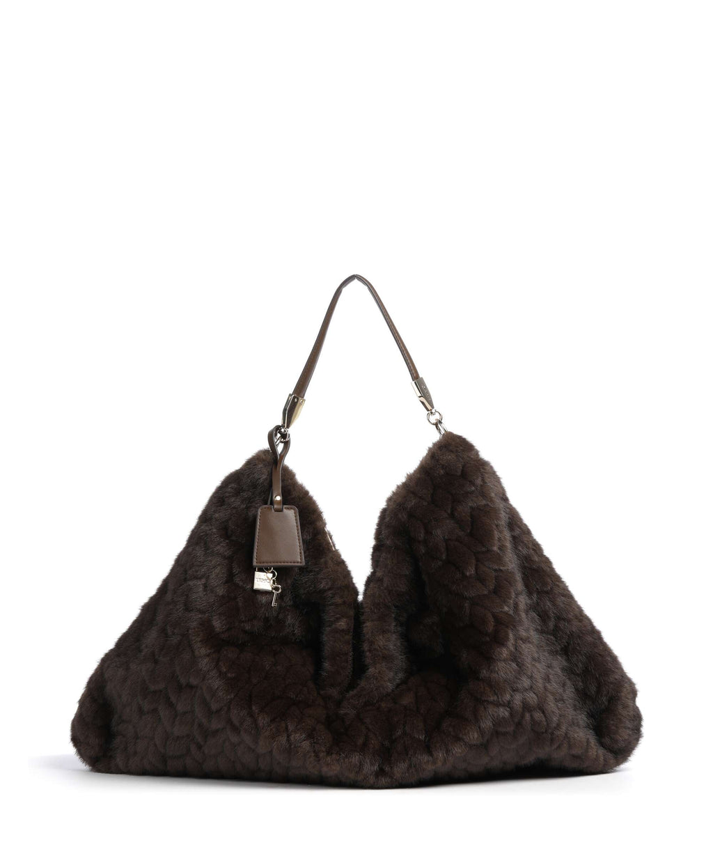 Liu Jo Foulard L Hobo bag deep brown