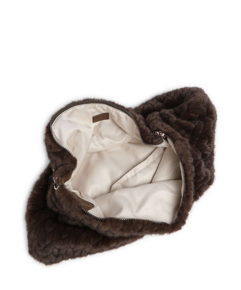 Liu Jo Foulard L Hobo bag deep brown