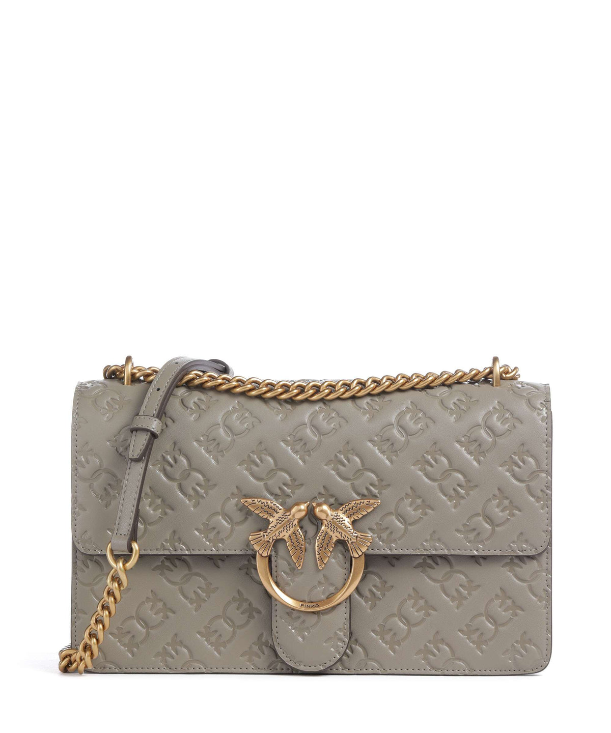 Pinko Love One Classic Shoulder bag noce/antique gold