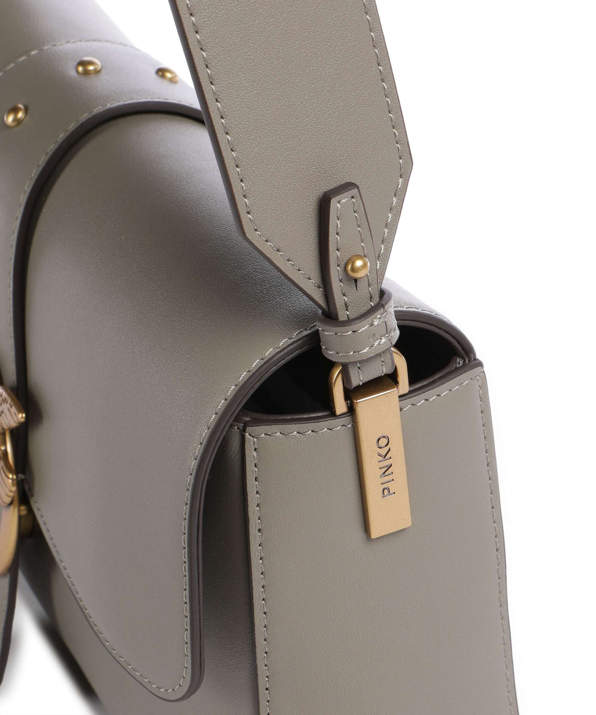 Pinko Love One Classic Slouchy Shoulder bag noce/antique gold