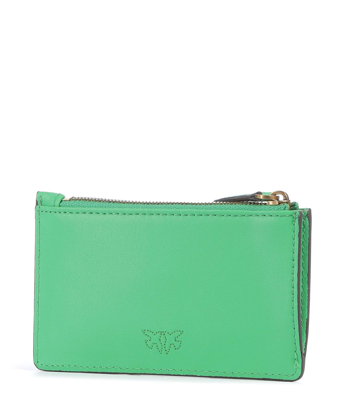 Pinko Airone Credit card holder verde isola/antique gold