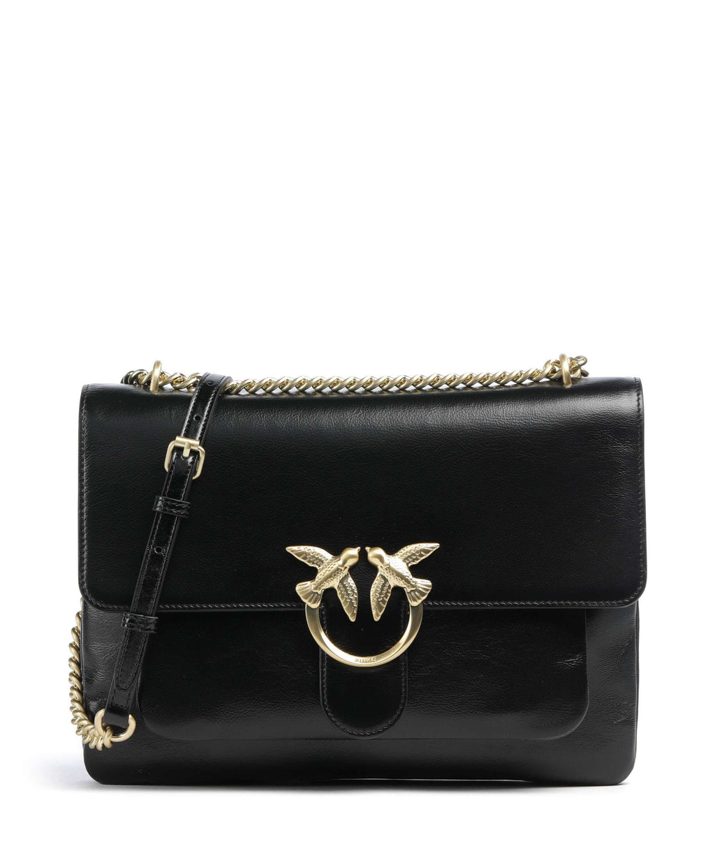 Pinko Love One Soft Big Shoulder bag nero limousine/matt gold