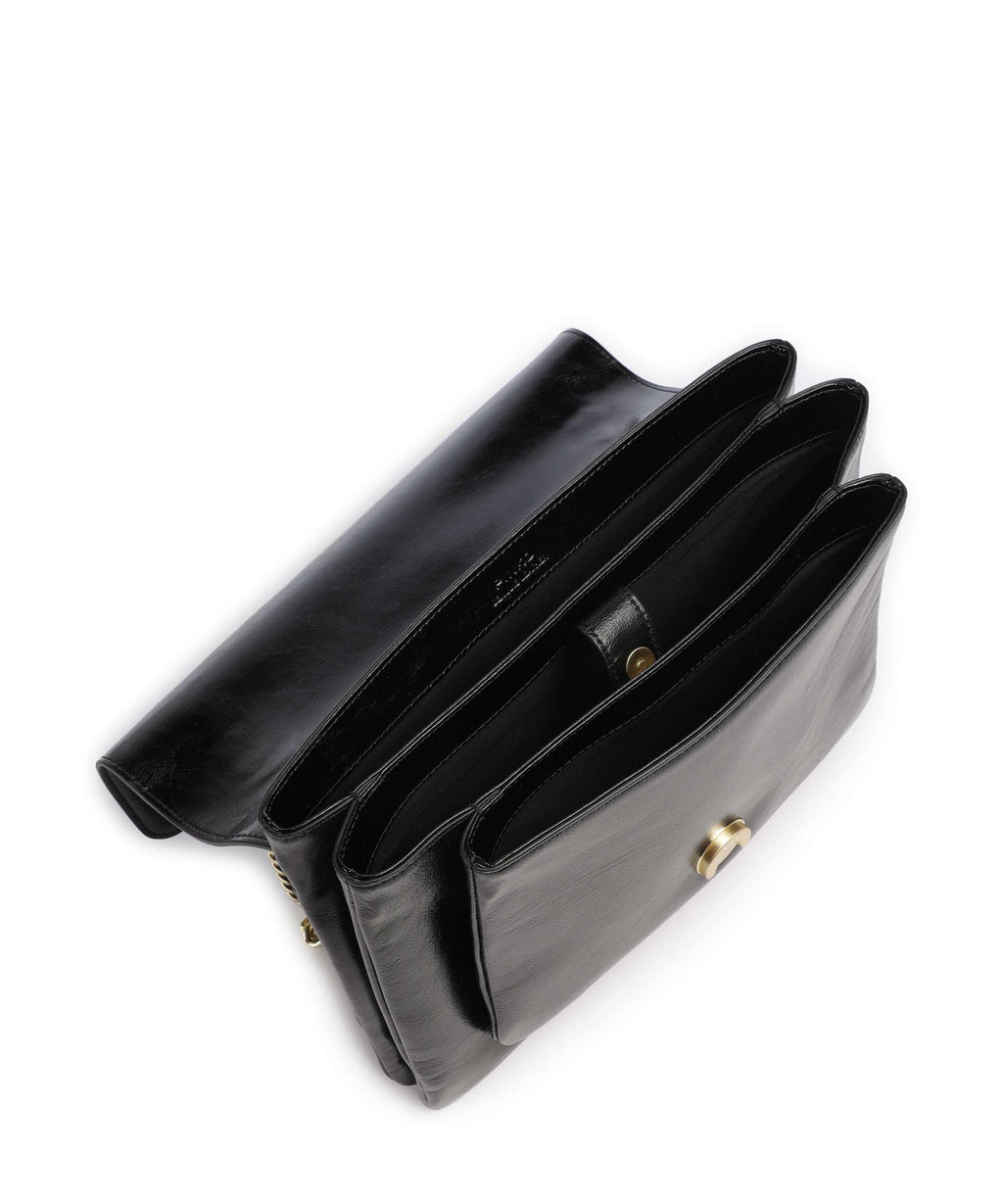 Pinko Love One Soft Big Shoulder bag nero limousine/matt gold