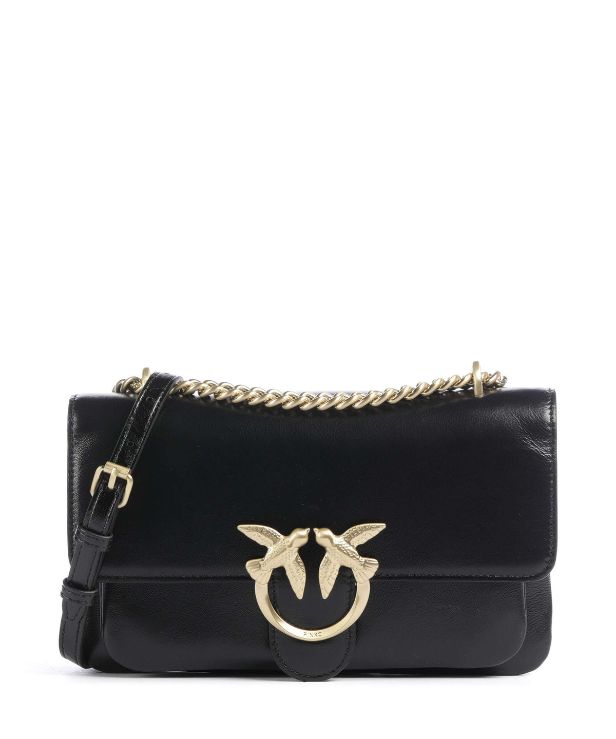 Pinko Love One Soft Mini Shoulder bag nero limousine/matt gold