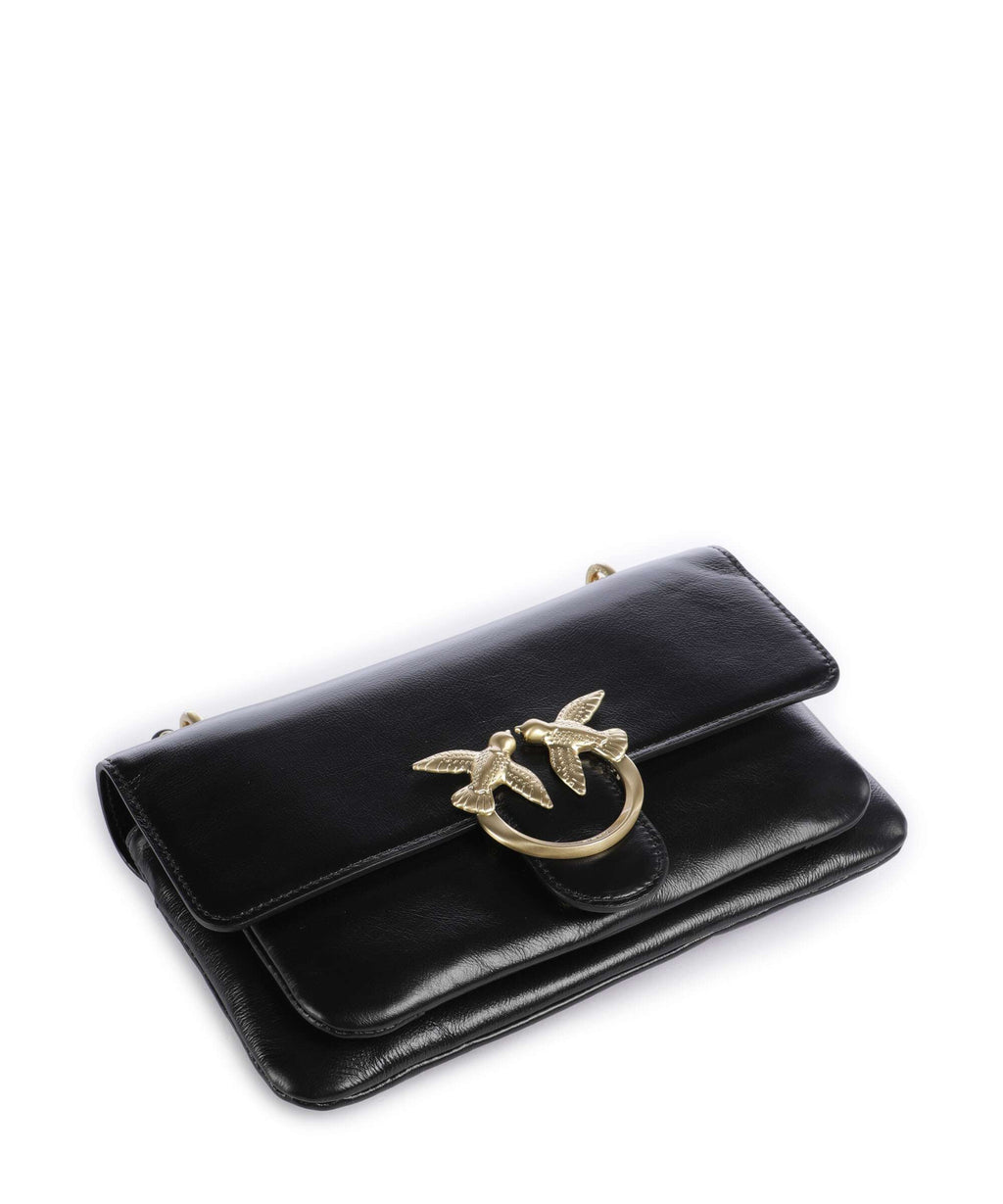 Pinko Love One Soft Mini Shoulder bag nero limousine/matt gold