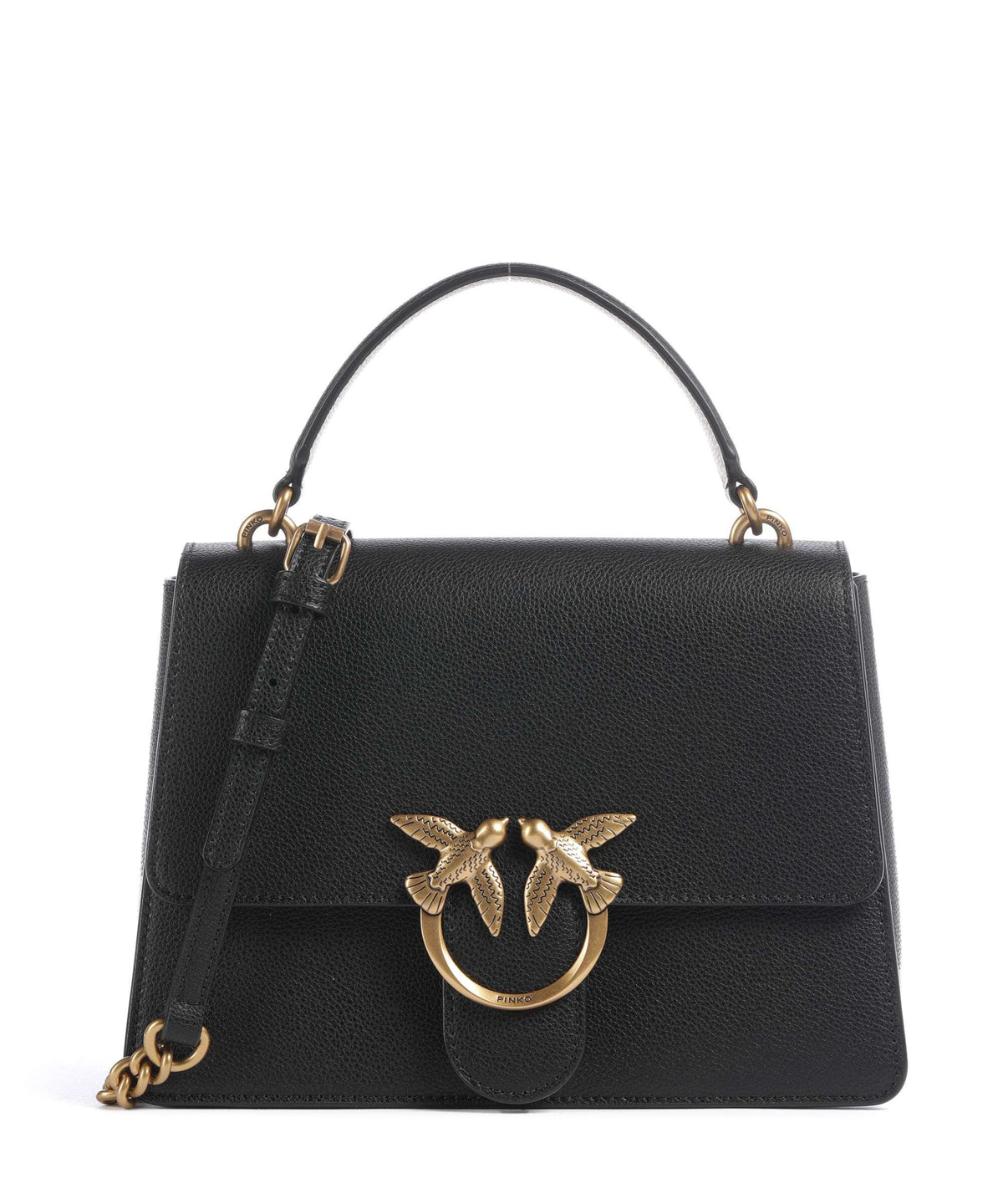 Pinko Love One Classic Handbag nero/beige/antique gold
