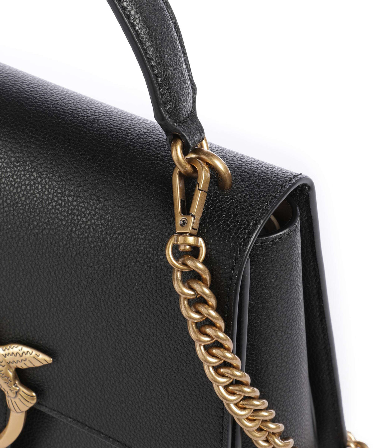 Pinko Love One Classic Handbag nero/beige/antique gold