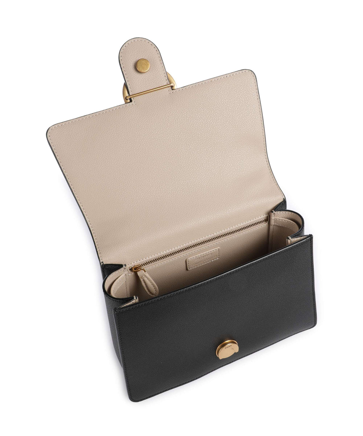 Pinko Love One Classic Handbag nero/beige/antique gold