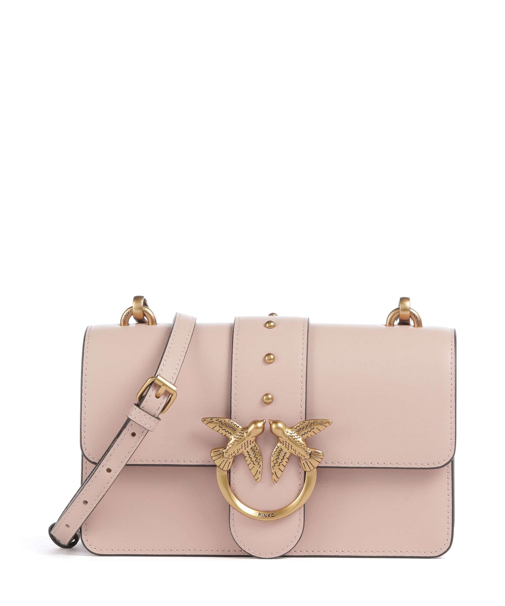 Pinko Love One Mini Crossbody bag cipria/antique gold