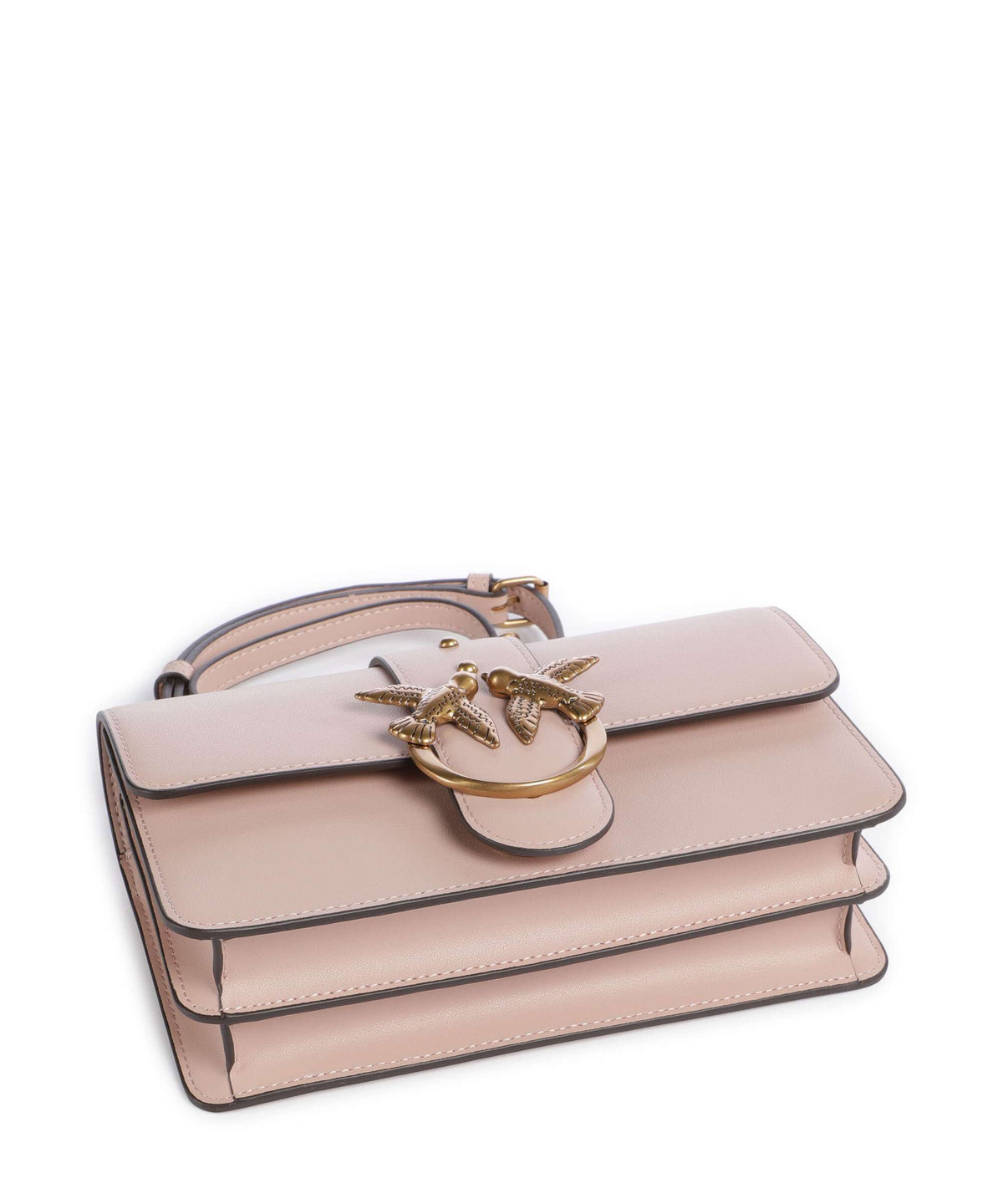 Pinko Love One Mini Crossbody bag cipria/antique gold