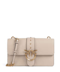 Pinko Love One Classic Crossbody bag beige/grigio fumo/antique gold