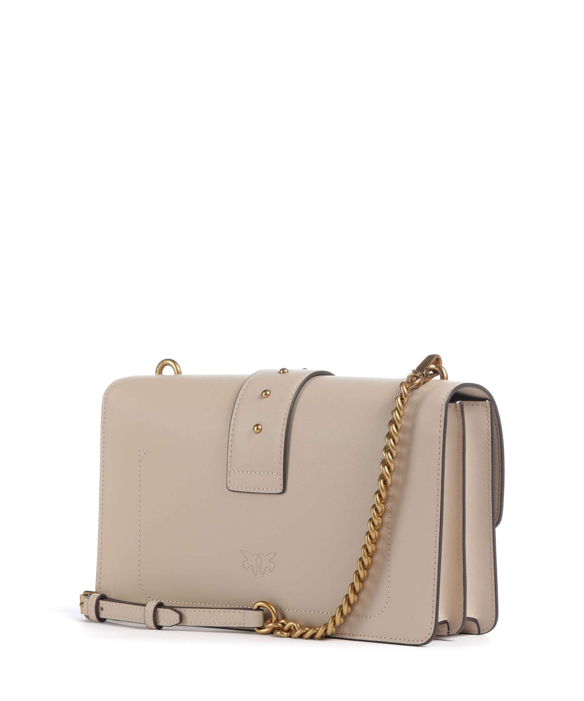 Pinko Love One Classic Crossbody bag beige/grigio fumo/antique gold