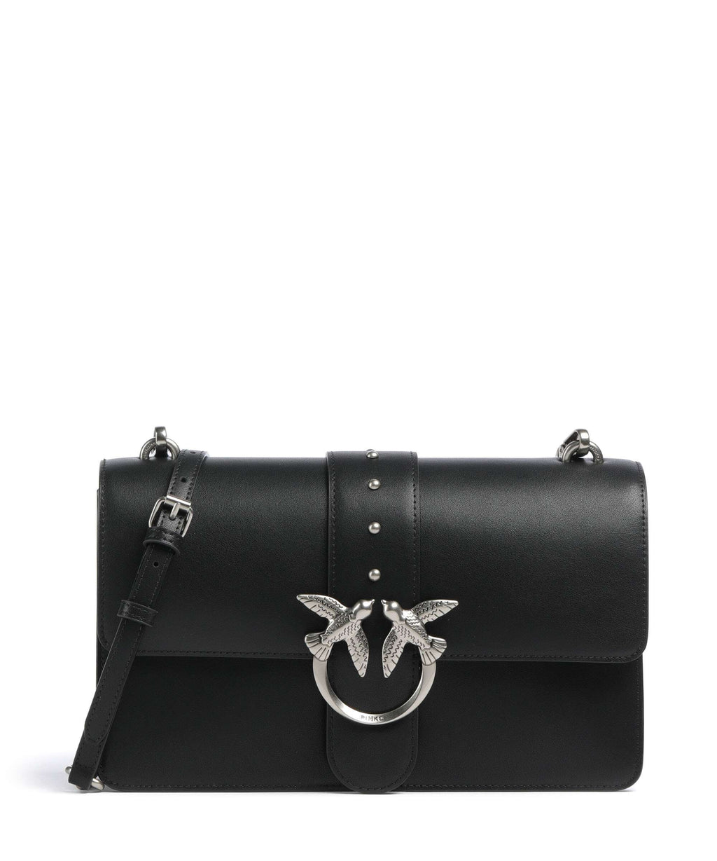 Pinko Love One Classic Crossbody bag nero/old silver