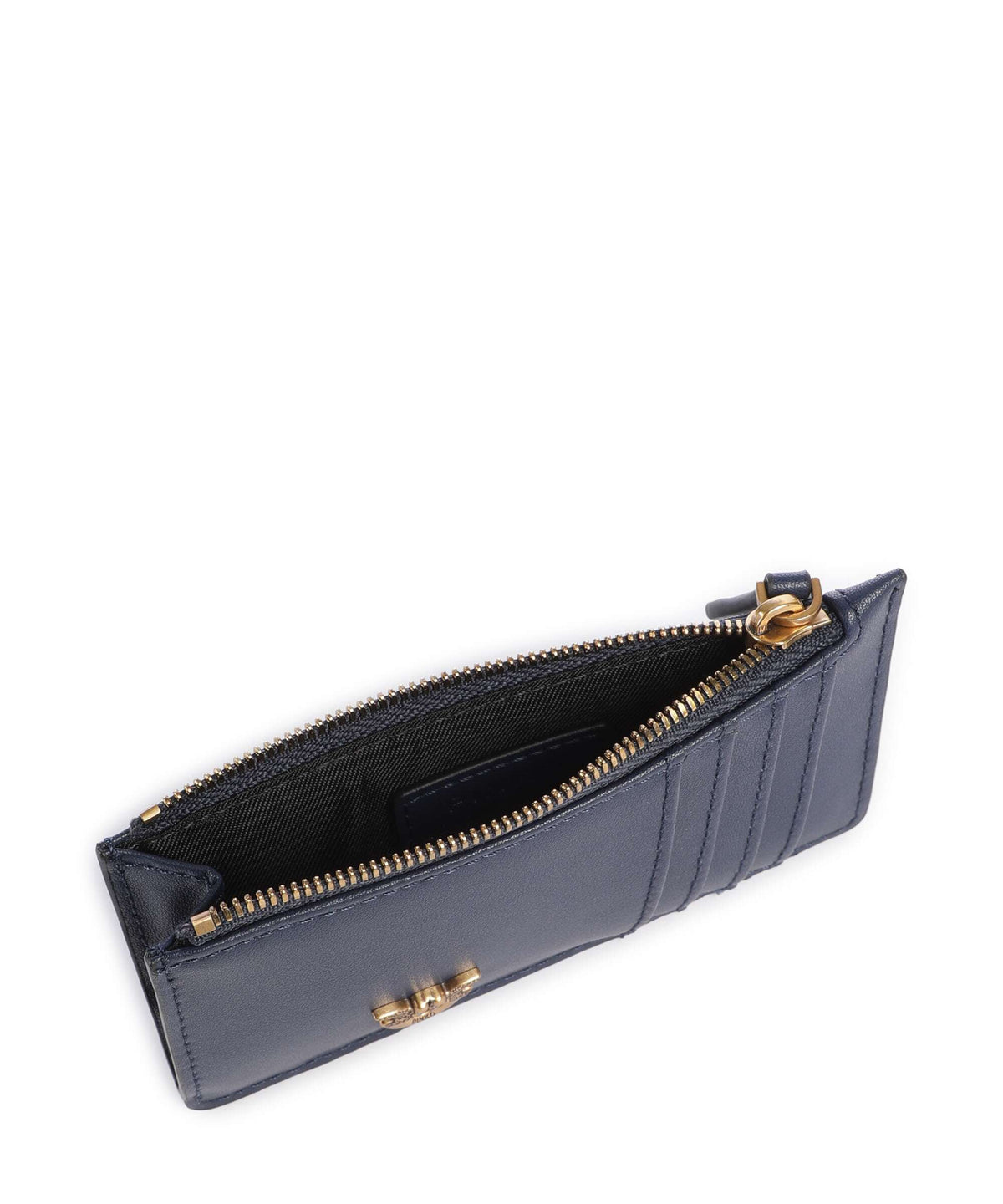 Pinko Airone Credit card holder blu indaco ombroso/antique gold