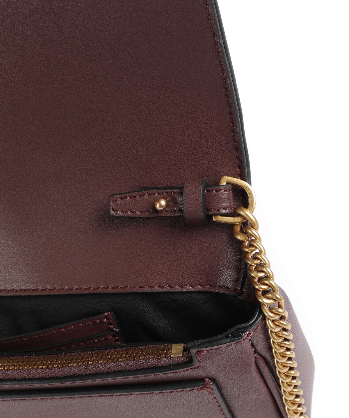 Pinko Love One Pocket Wallet cioccolato amaro/antique gold