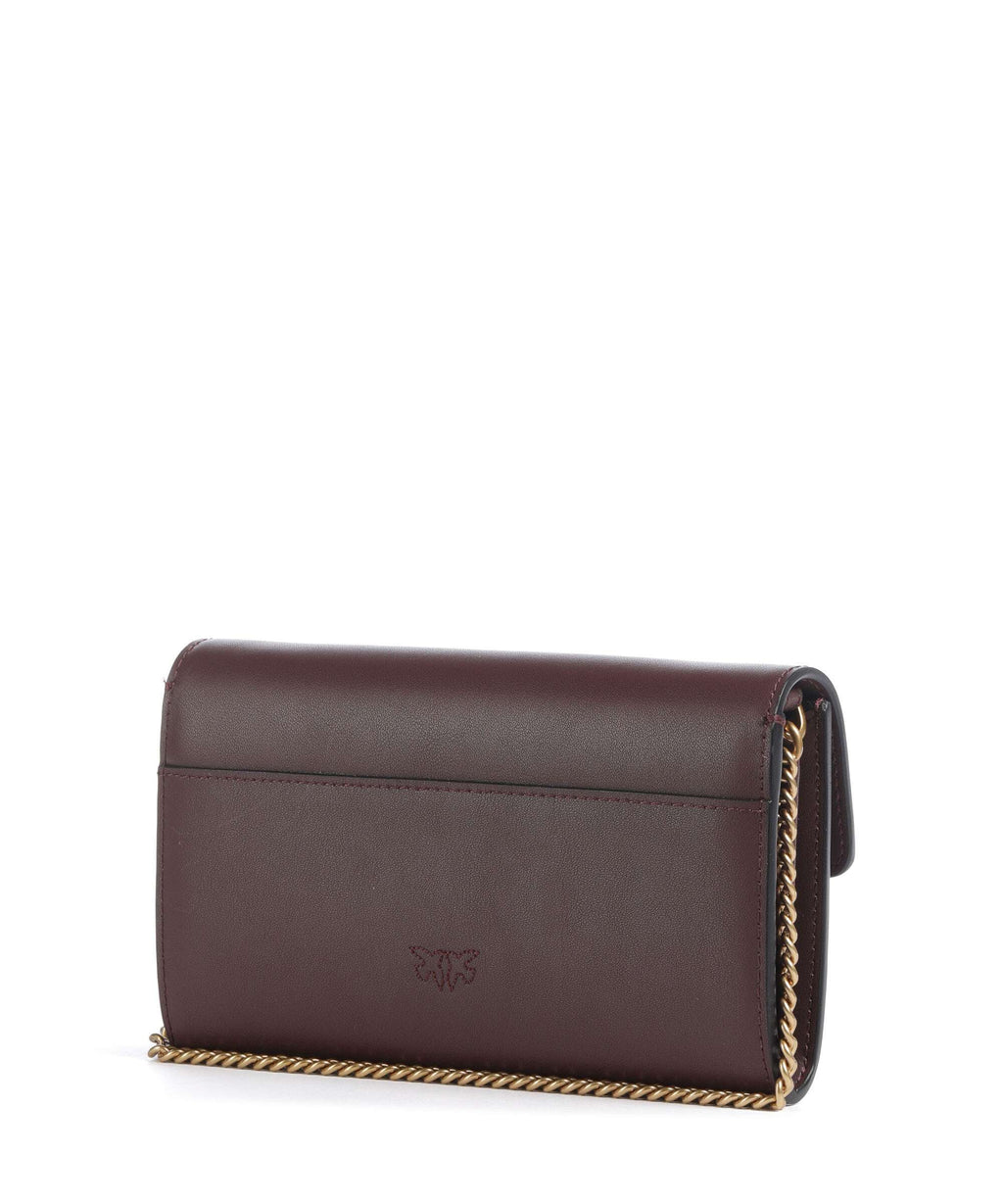Pinko Love One Wallet cioccolato amaro/antique gold