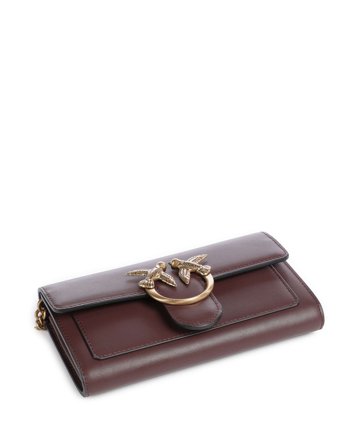 Pinko Love One Wallet cioccolato amaro/antique gold