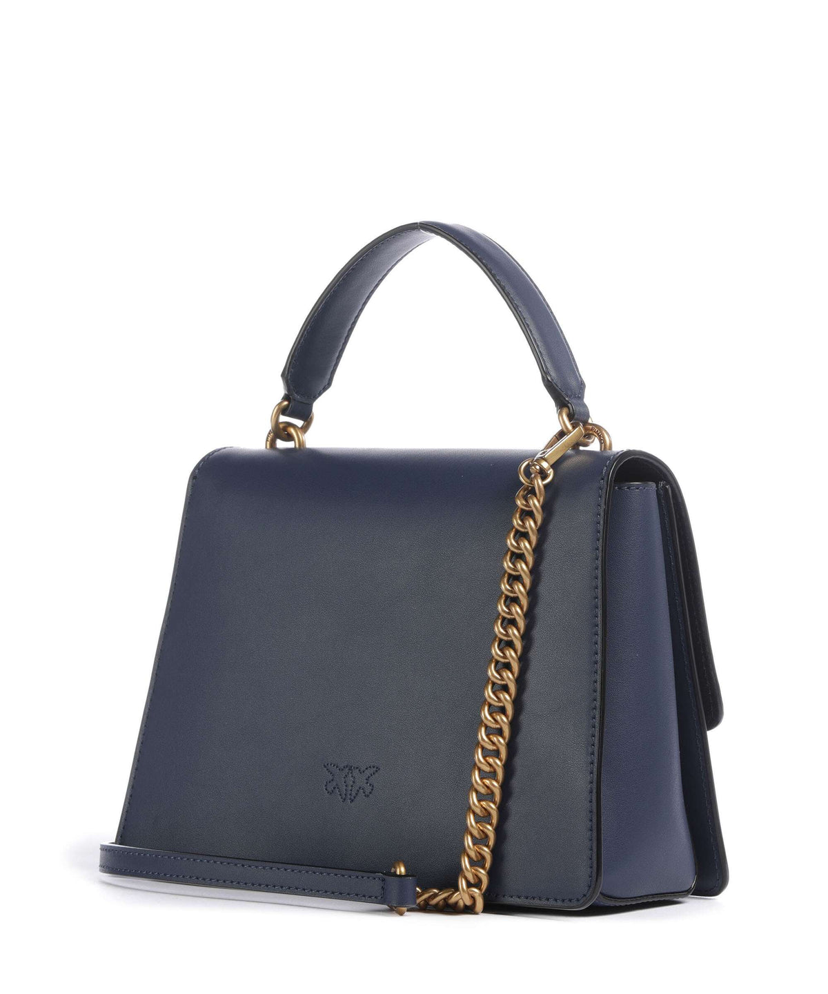 Pinko Love One Classic Handbag blu indaco ombroso/antique gold