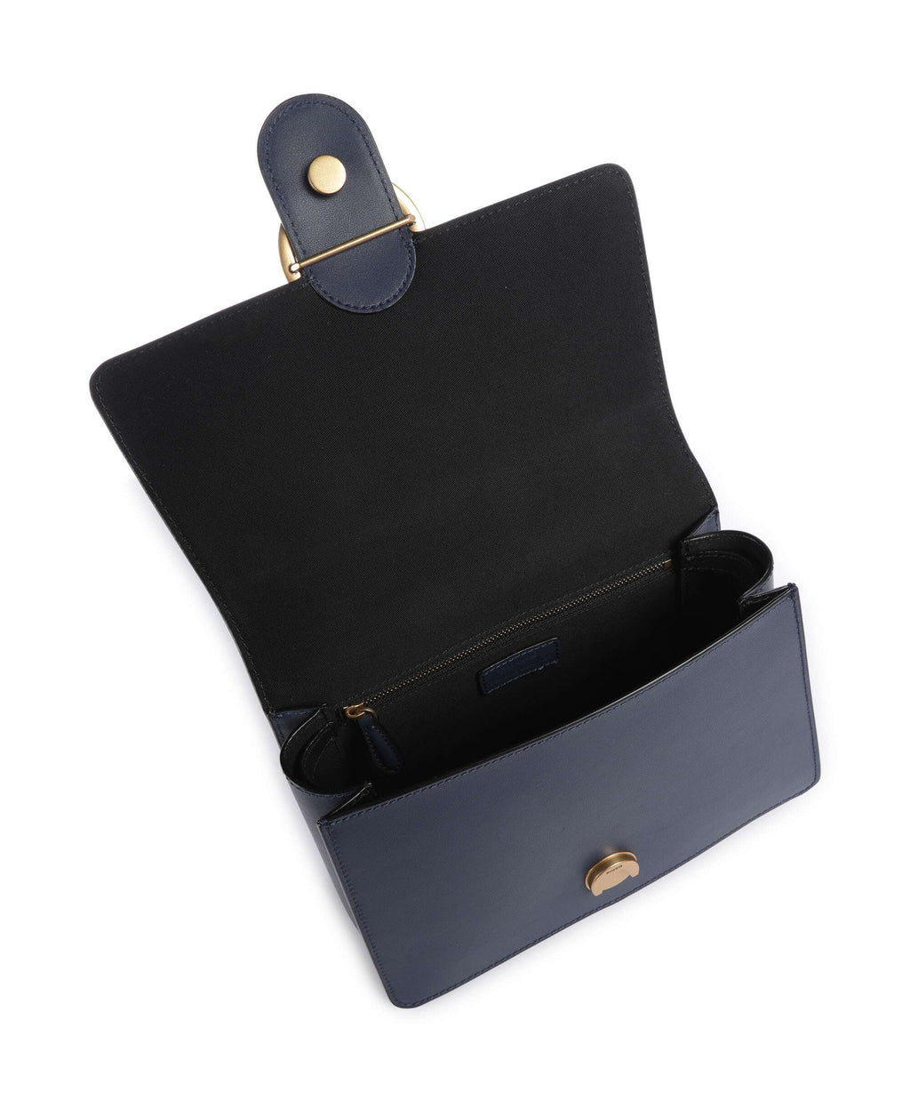 Pinko Love One Classic Handbag blu indaco ombroso/antique gold