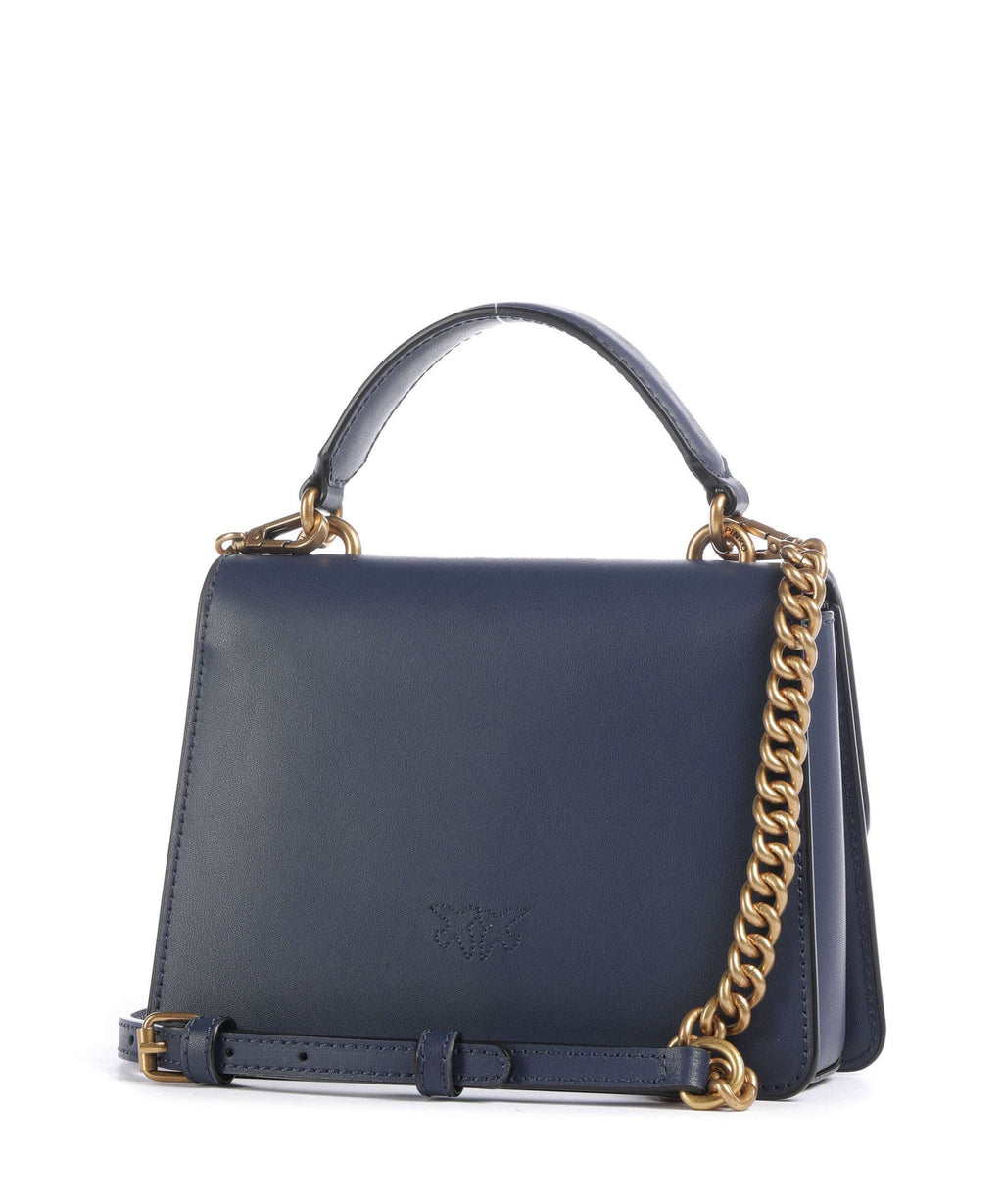 Pinko Love One Mini Handbag blu indaco ombroso/antique gold