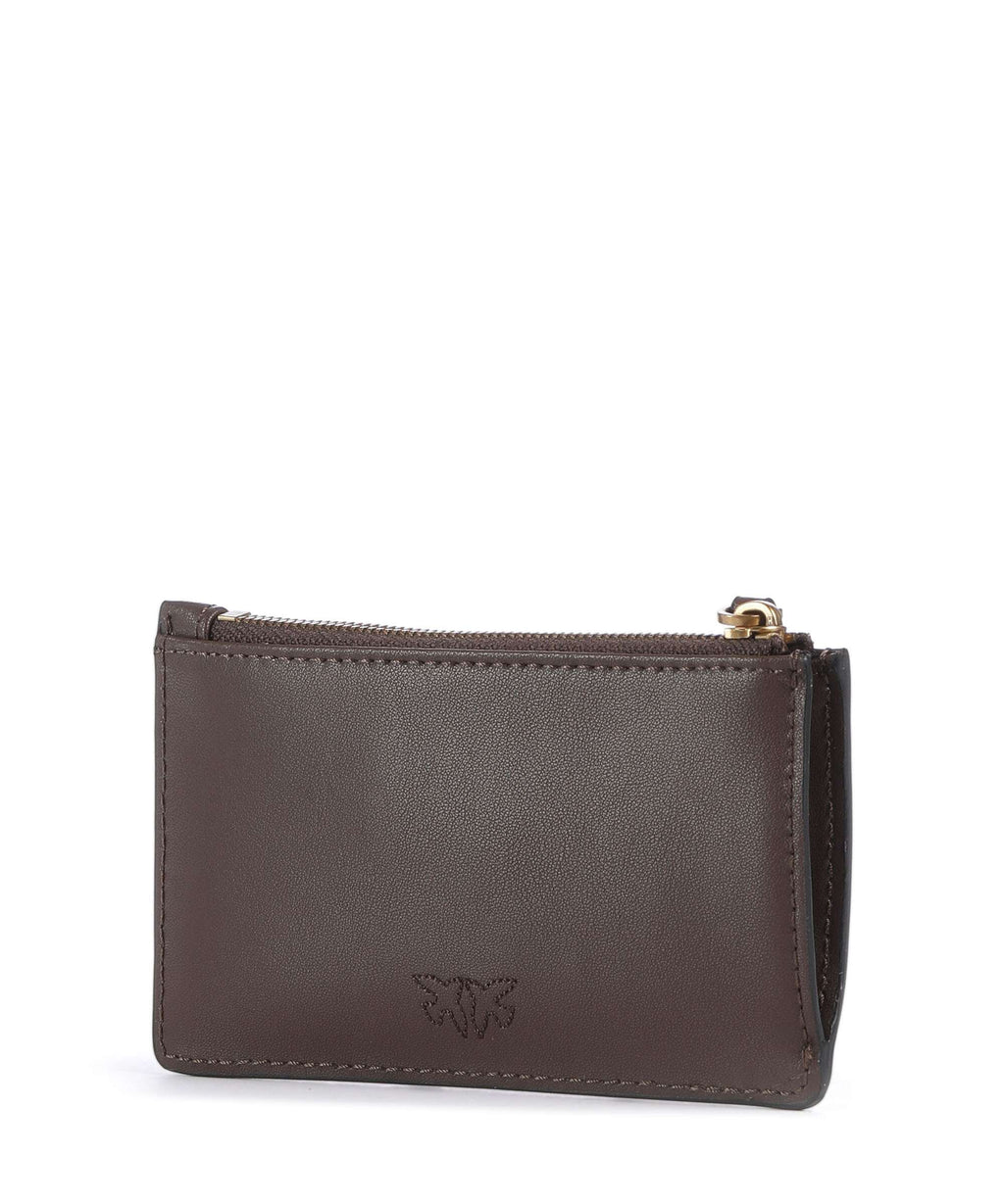 Pinko Airone Credit card holder marrone castano/antique gold