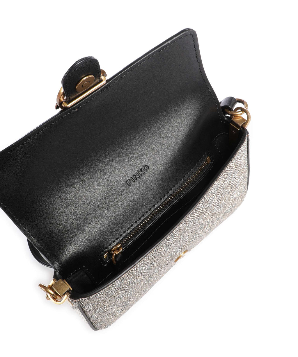 Pinko Love One Baby Slouchy Crossbody bag oro/antique gold