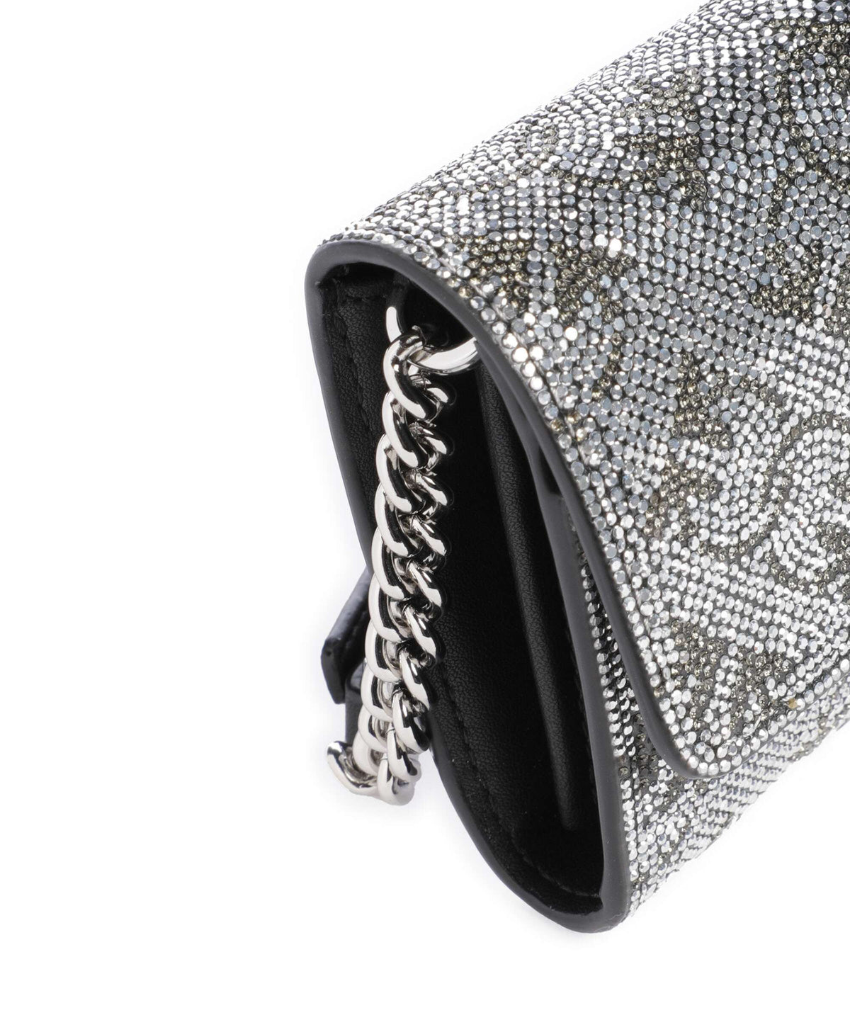 Pinko Love Birds Tiny Crossbody bag argento/nickel lucido