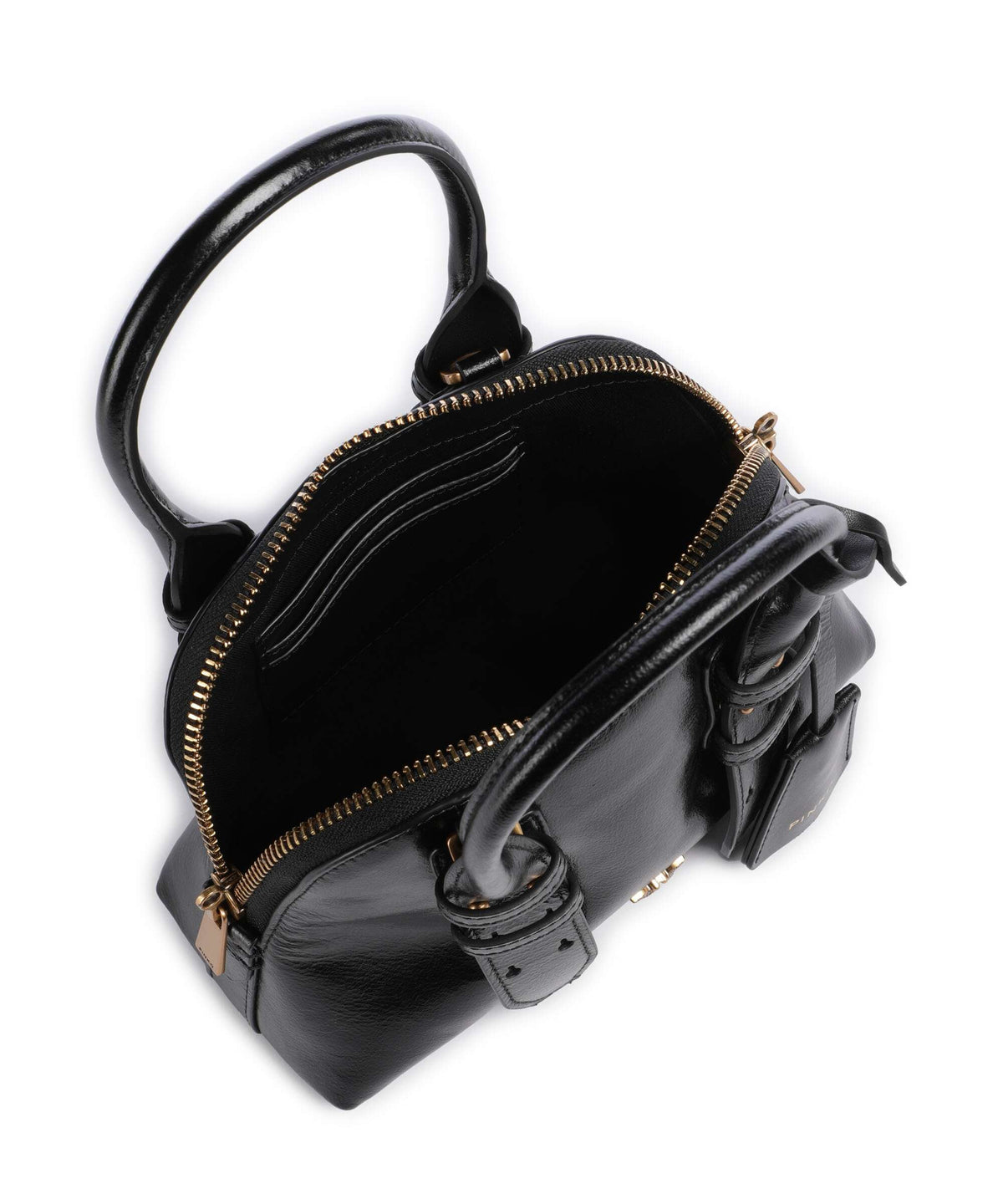 Pinko Bowling Mini Handbag nero/antique gold