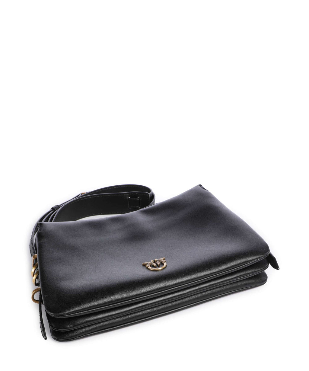 Pinko Triplet Mini Crossbody bag nero/antique gold