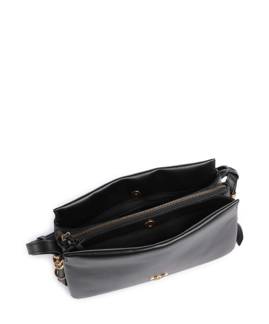 Pinko Triplet Mini Crossbody bag nero/antique gold