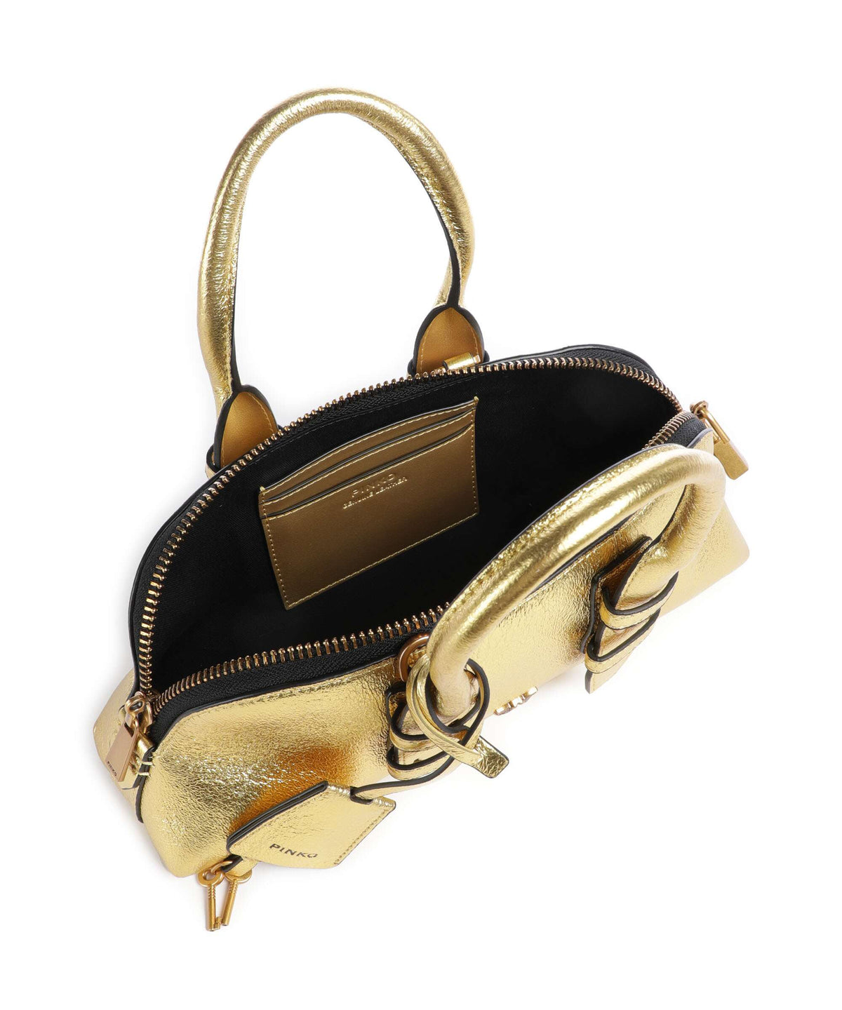Pinko Bowling Horizontal Handbag oro/antique gold