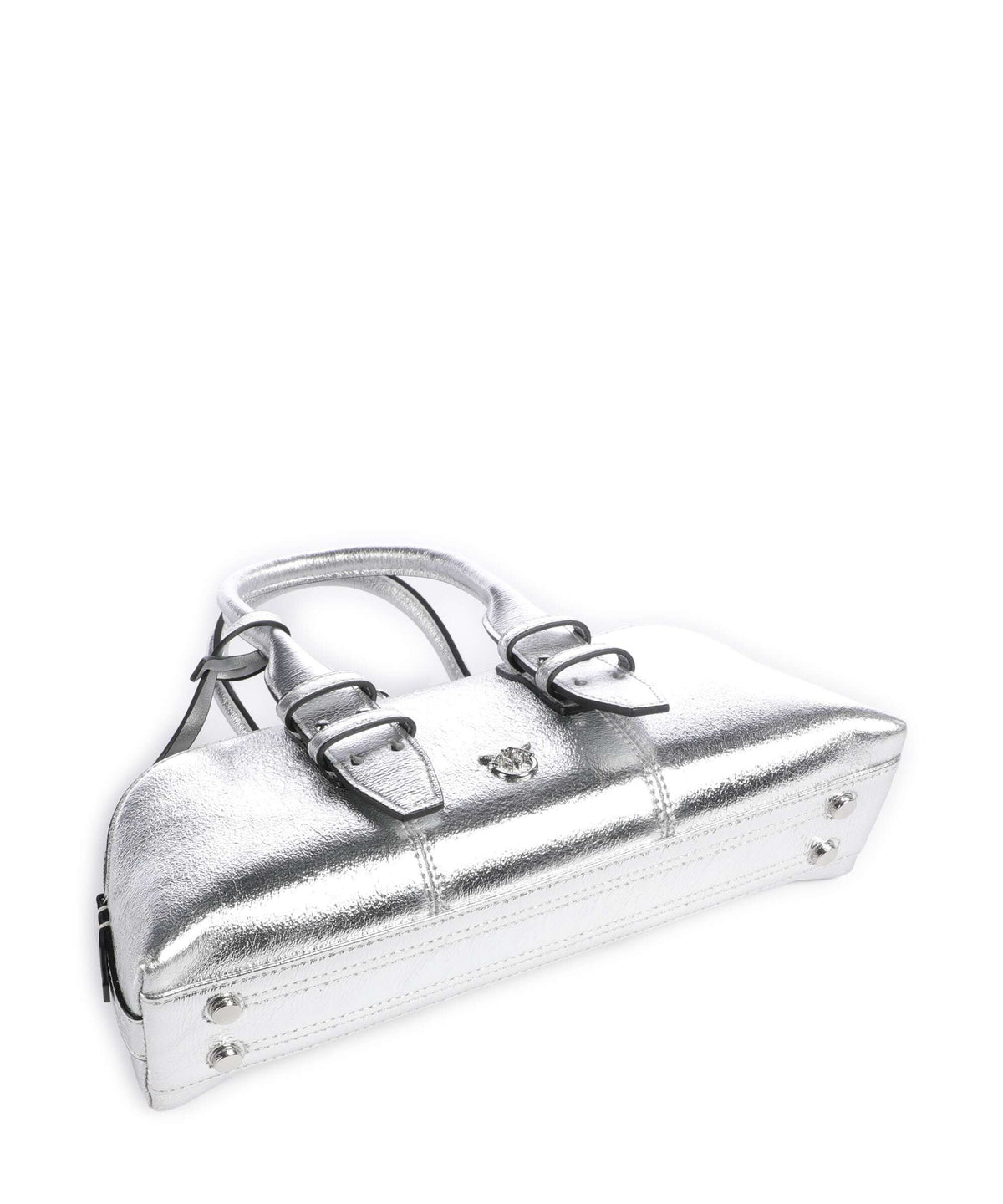 Pinko Bowling Horizontal Handbag argento/nickel lucido