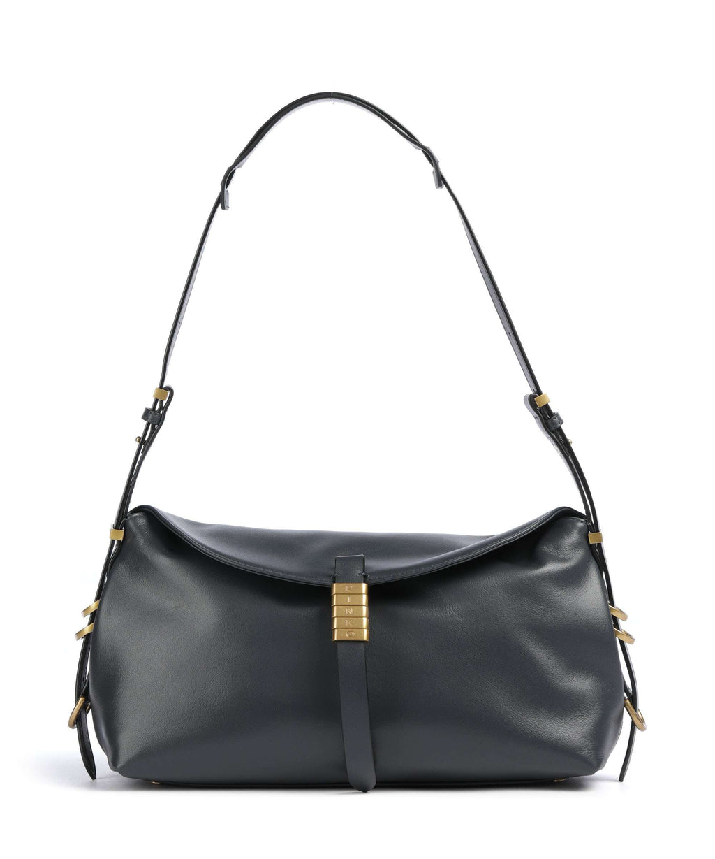 Pinko Saddle Shoulder bag grigio asfalto/antique gold