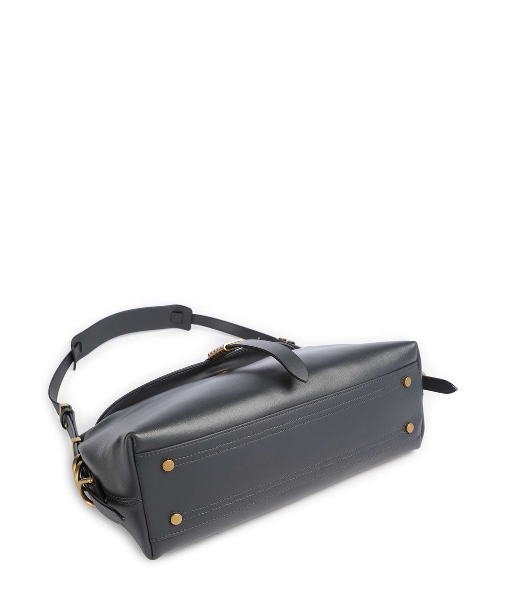 Pinko Saddle Shoulder bag grigio asfalto/antique gold