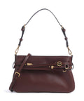 Pinko Belt Mini Shoulder bag burgundy wine/antique gold