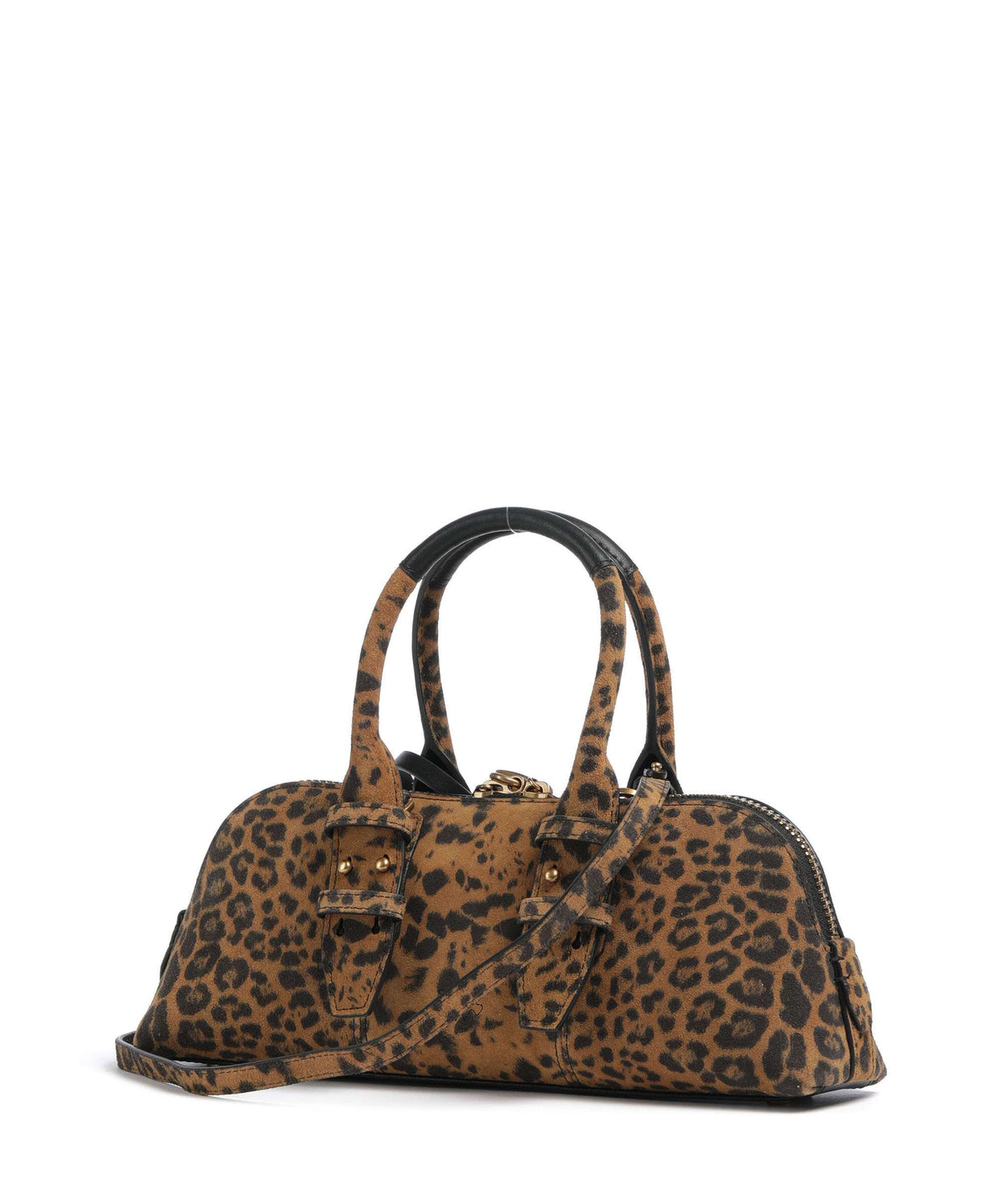 Pinko Bowling Horizontal Handbag maculato/marrone/antique gold