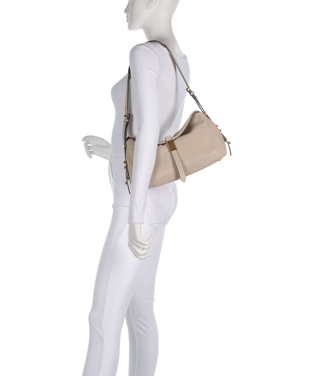 Pinko Saddle Classic Hobo bag beige/grigio fumo/antique gold