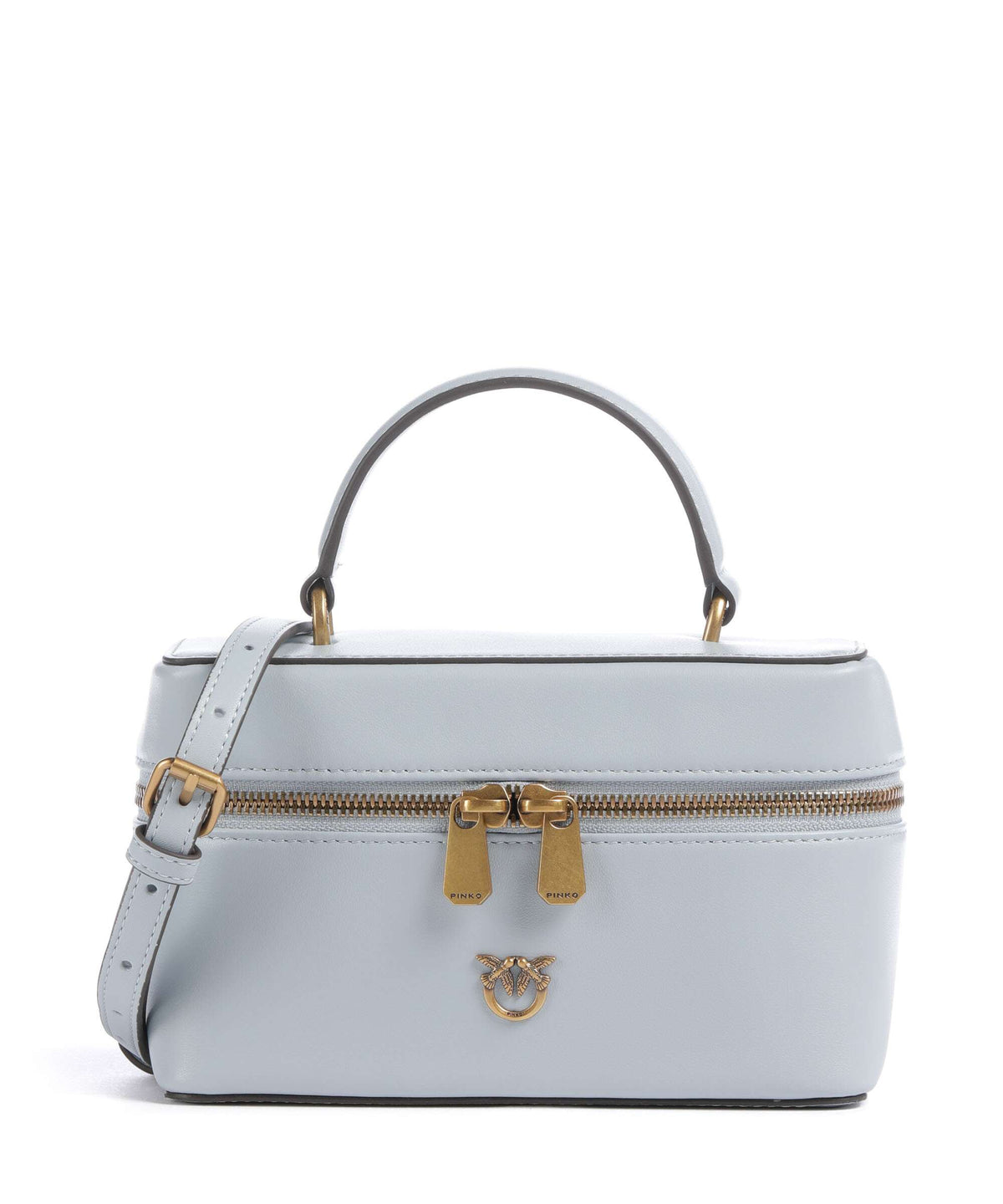Pinko Vanity Mini Crossbody bag azzurro celeste/antique gold