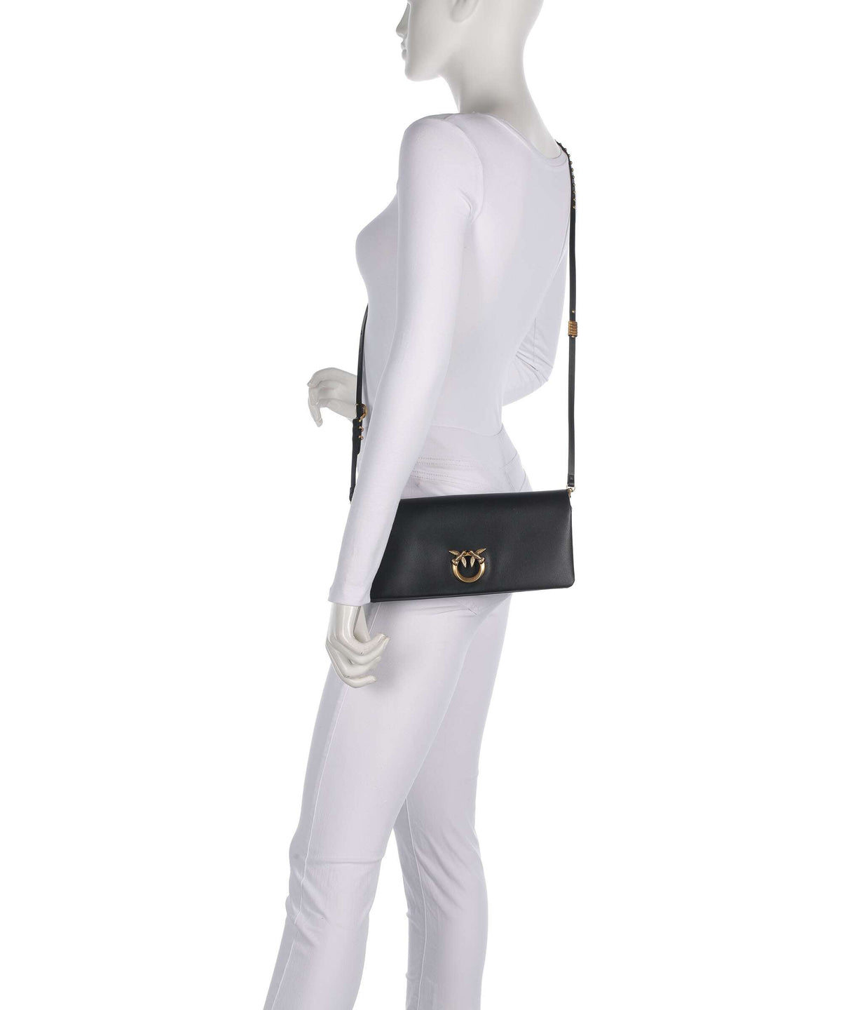 Pinko Click Soft Classic Crossbody bag nero/antique gold