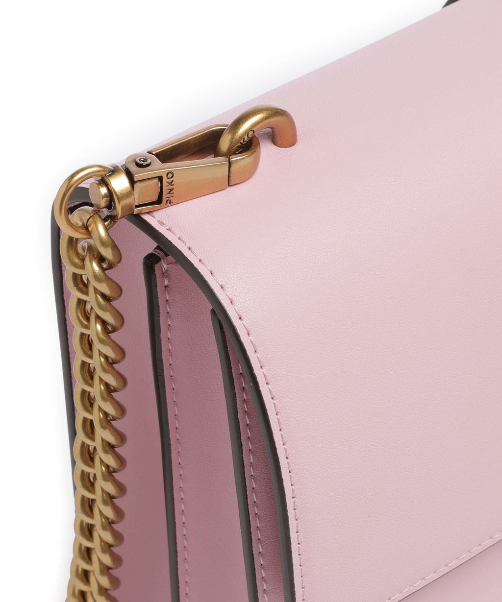 Pinko Love One Classic Crossbody bag rosa chiaro/antique gold