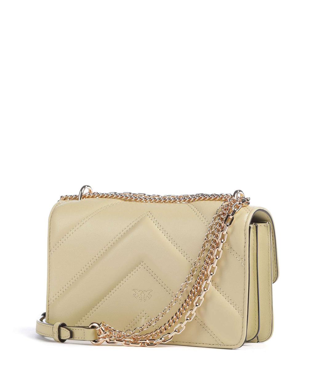 Pinko Love One Mini Shoulder bag giallo pastinaca/gold mordore