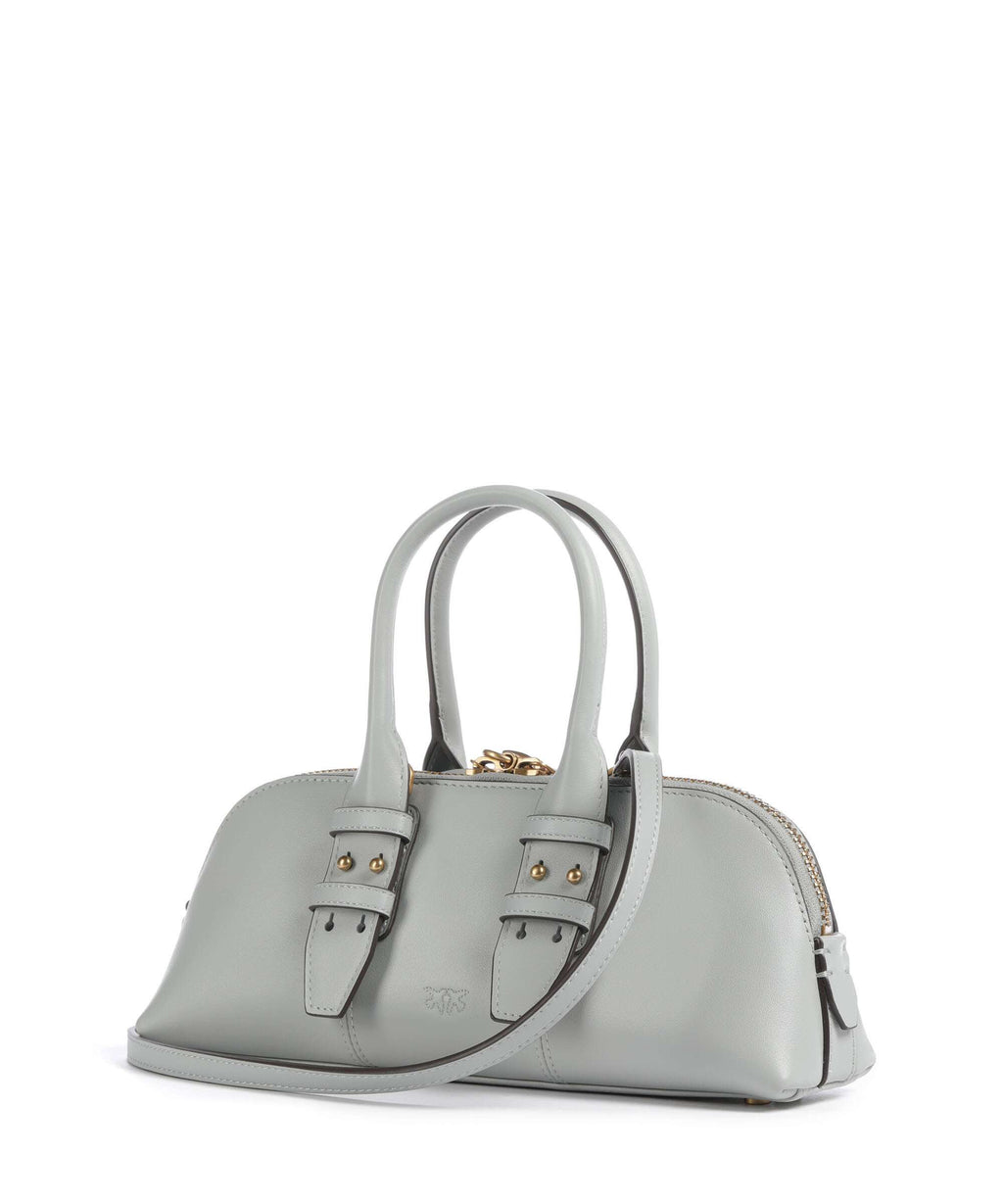 Pinko Bowling Horizontal Handbag grigio perla/antique gold