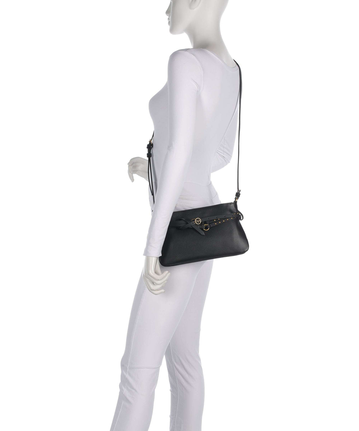 Pinko Belt Mini Shoulder bag nero/antique gold