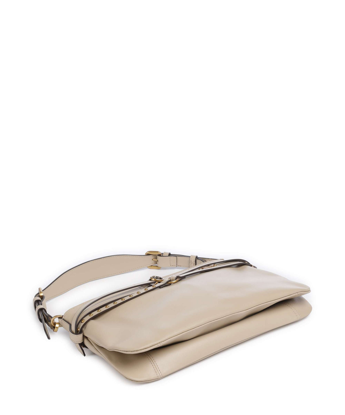 Pinko Belt Classic Shoulder bag beige/grigio fumo/antique gold