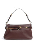 Pinko Belt Classic Shoulder bag burgundy wine/antique gold